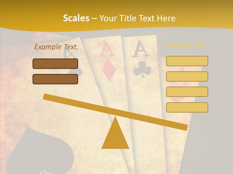 Cards Close Game PowerPoint Template