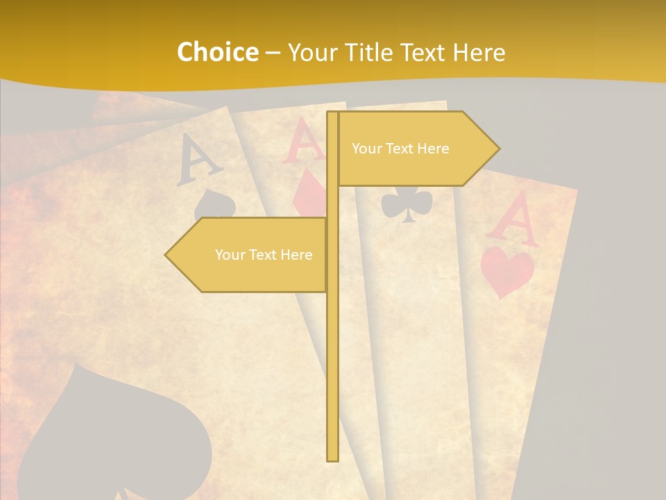Cards Close Game PowerPoint Template