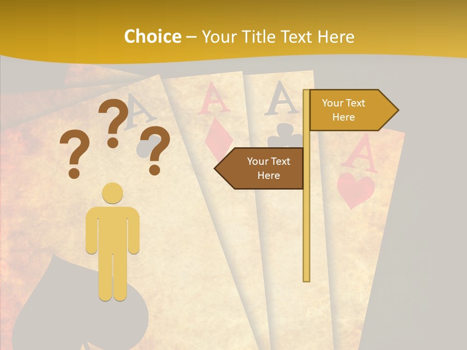Cards Close Game PowerPoint Template
