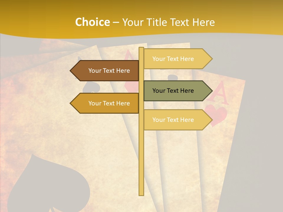 Cards Close Game PowerPoint Template