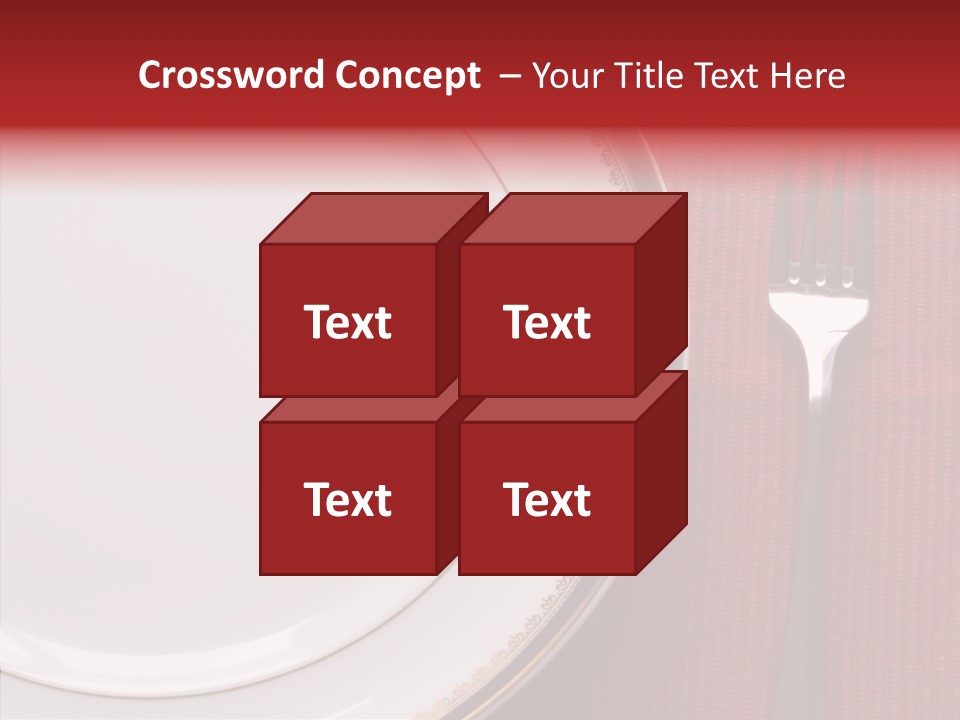 Elegance Dishware Cuisine PowerPoint Template