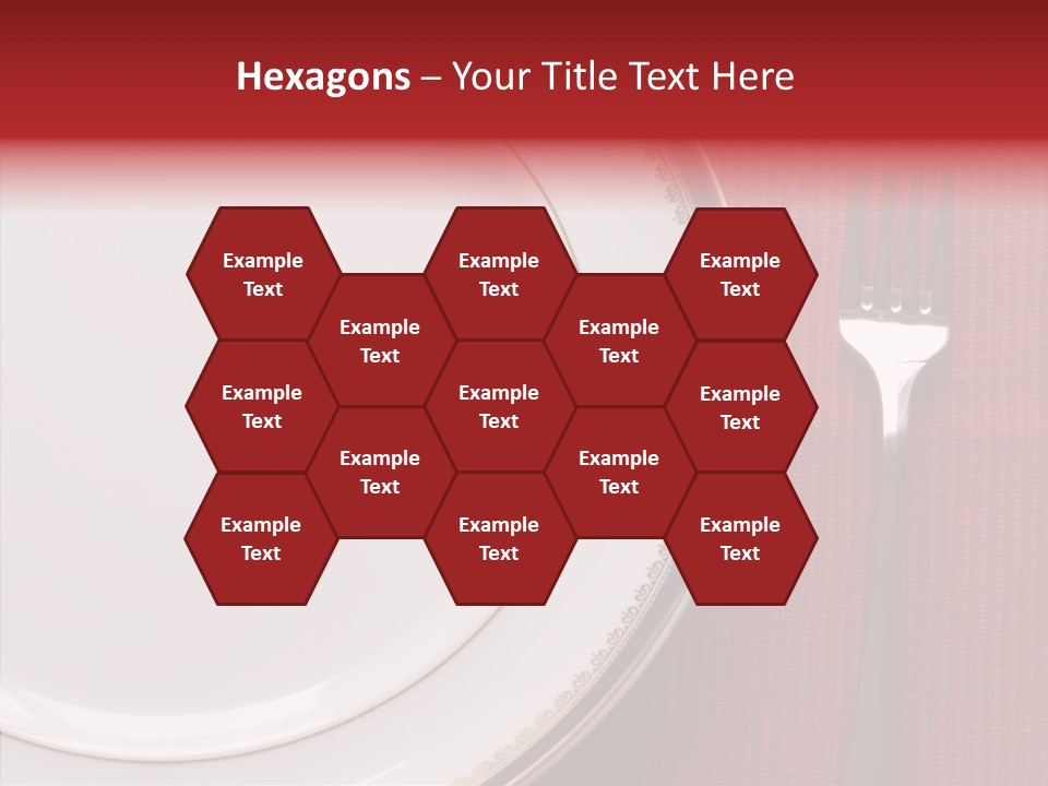 Elegance Dishware Cuisine PowerPoint Template