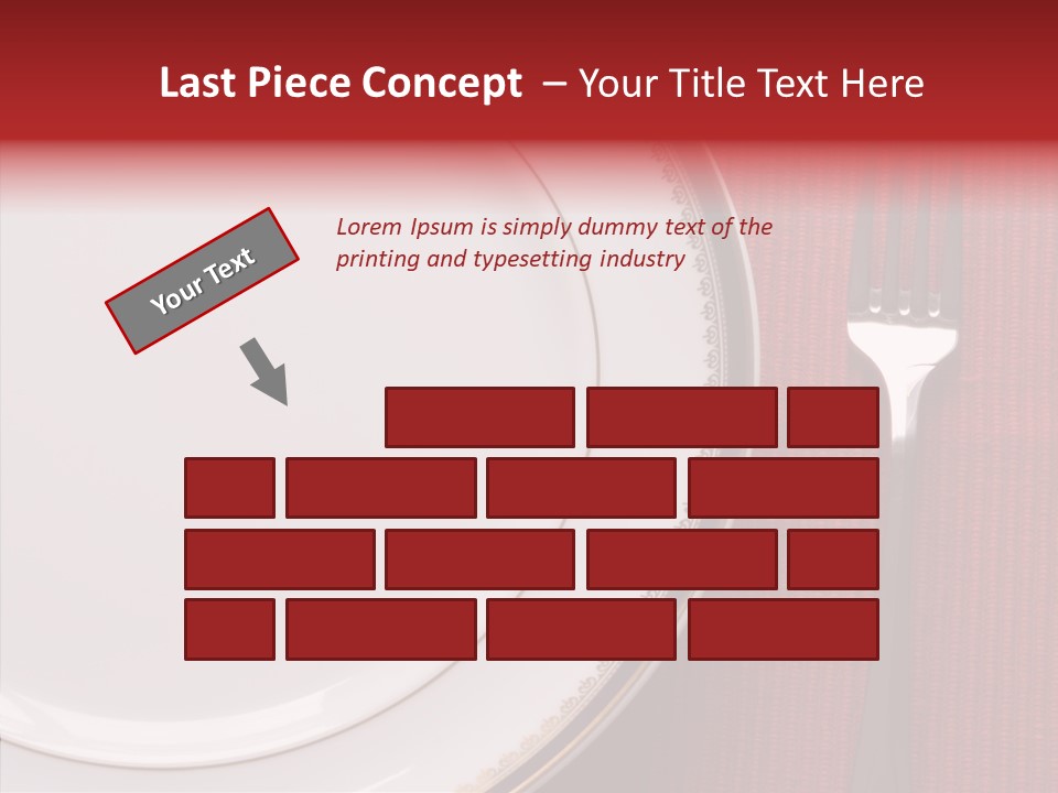 Elegance Dishware Cuisine PowerPoint Template