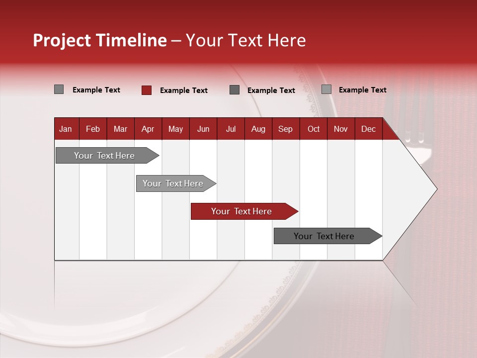 Elegance Dishware Cuisine PowerPoint Template