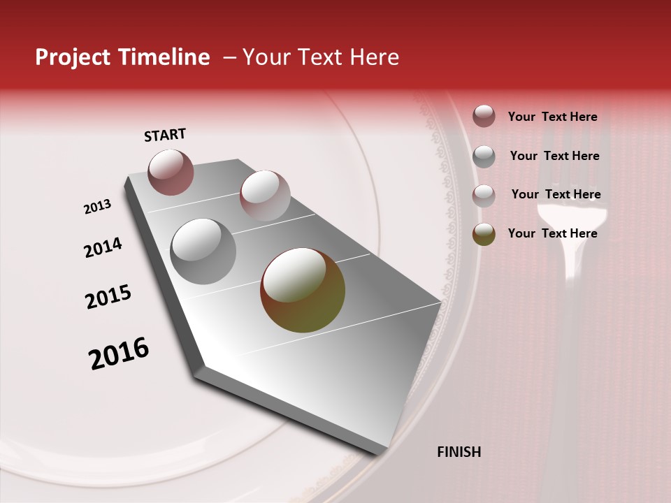 Elegance Dishware Cuisine PowerPoint Template