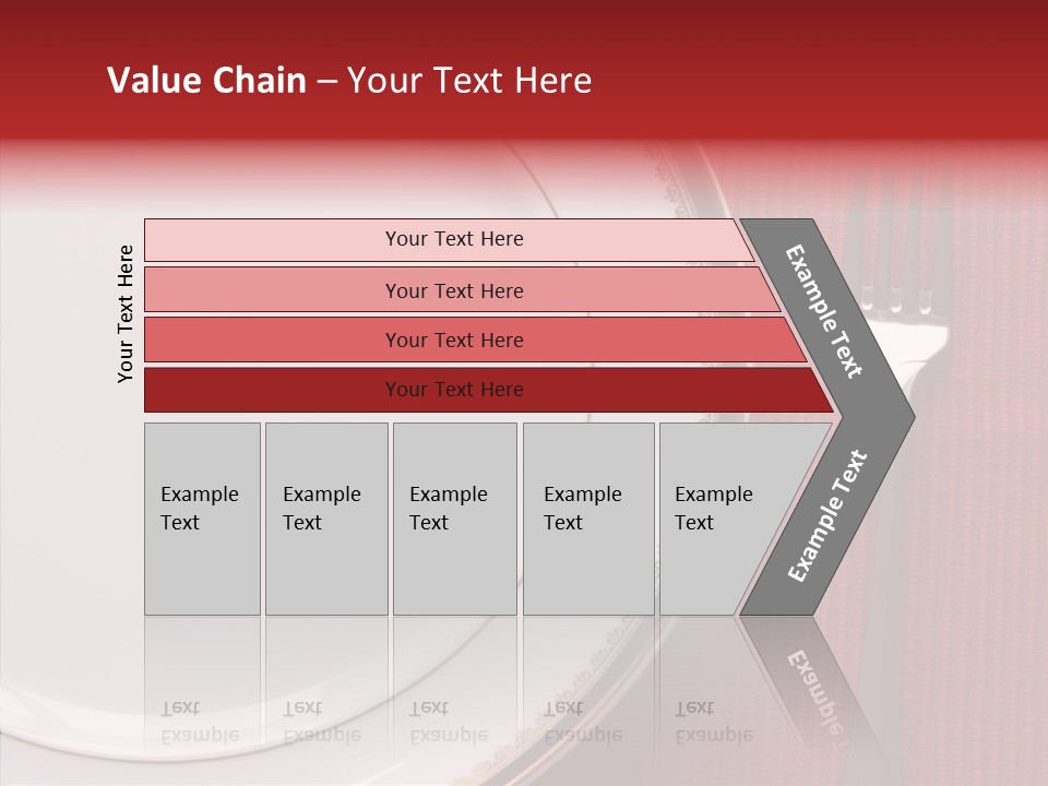 Elegance Dishware Cuisine PowerPoint Template