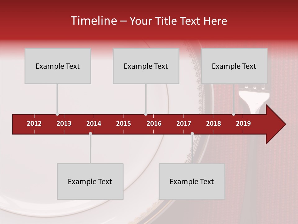 Elegance Dishware Cuisine PowerPoint Template