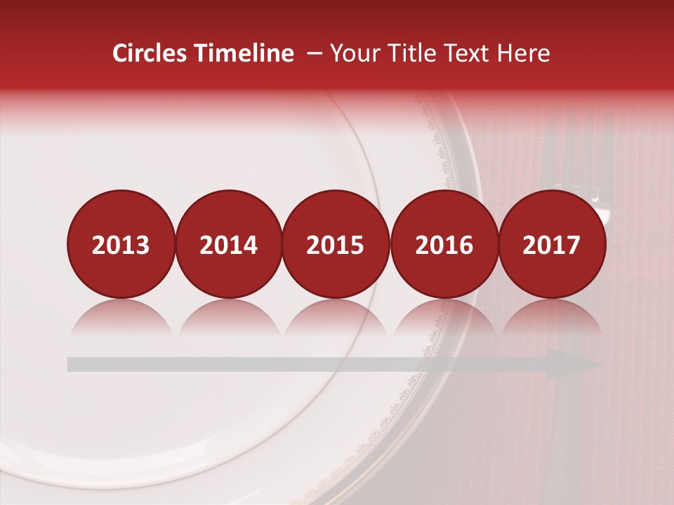 Elegance Dishware Cuisine PowerPoint Template