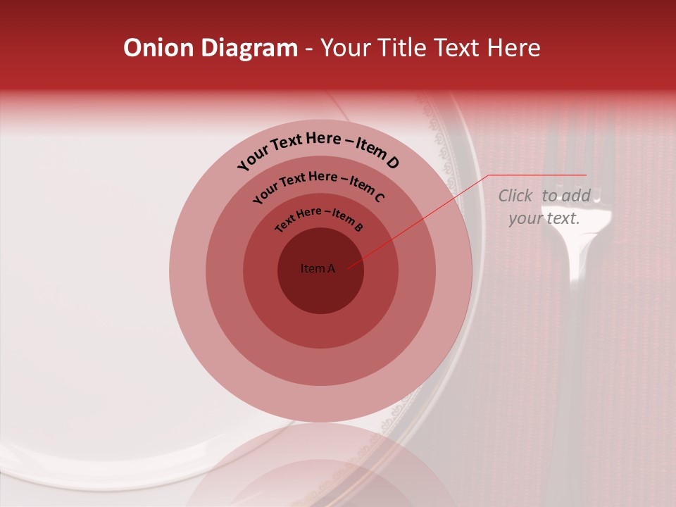 Elegance Dishware Cuisine PowerPoint Template