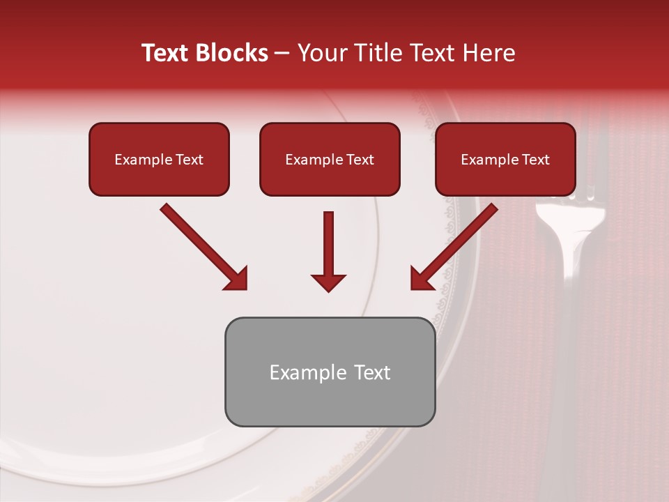 Elegance Dishware Cuisine PowerPoint Template