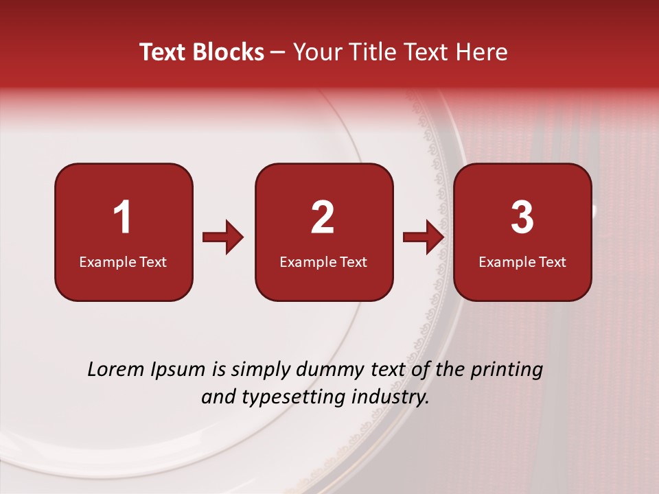 Elegance Dishware Cuisine PowerPoint Template