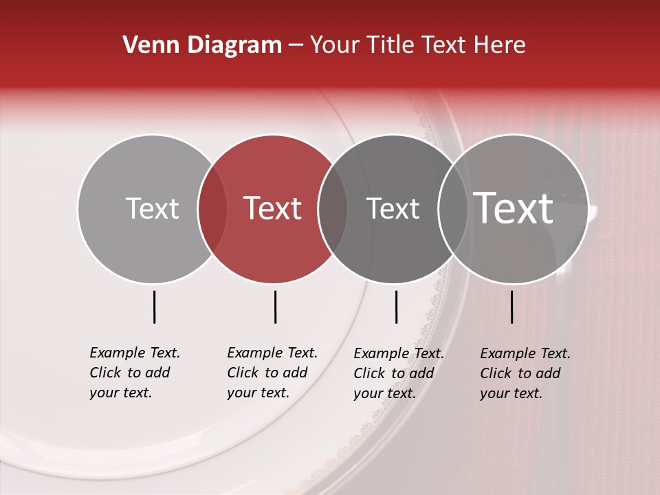 Elegance Dishware Cuisine PowerPoint Template