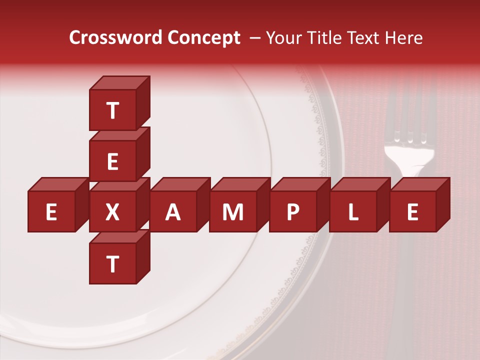 Elegance Dishware Cuisine PowerPoint Template