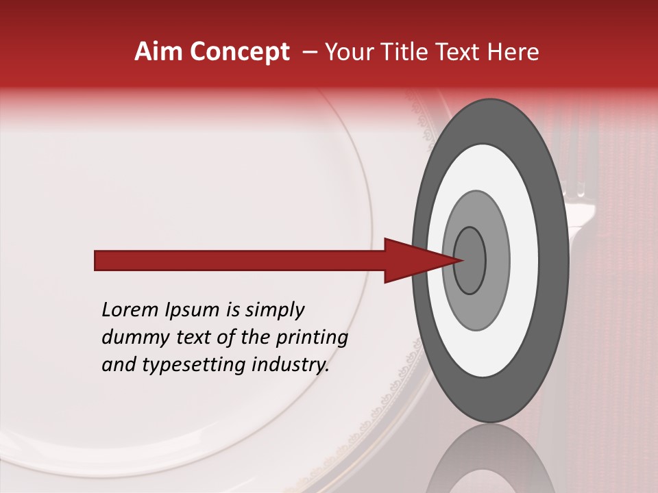 Elegance Dishware Cuisine PowerPoint Template