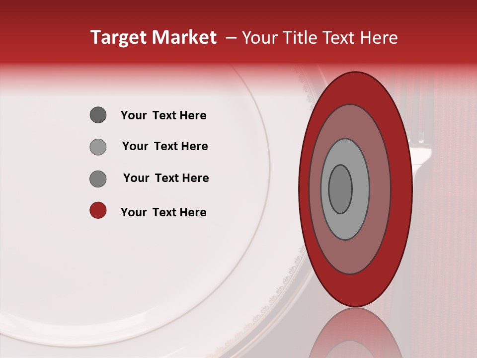 Elegance Dishware Cuisine PowerPoint Template