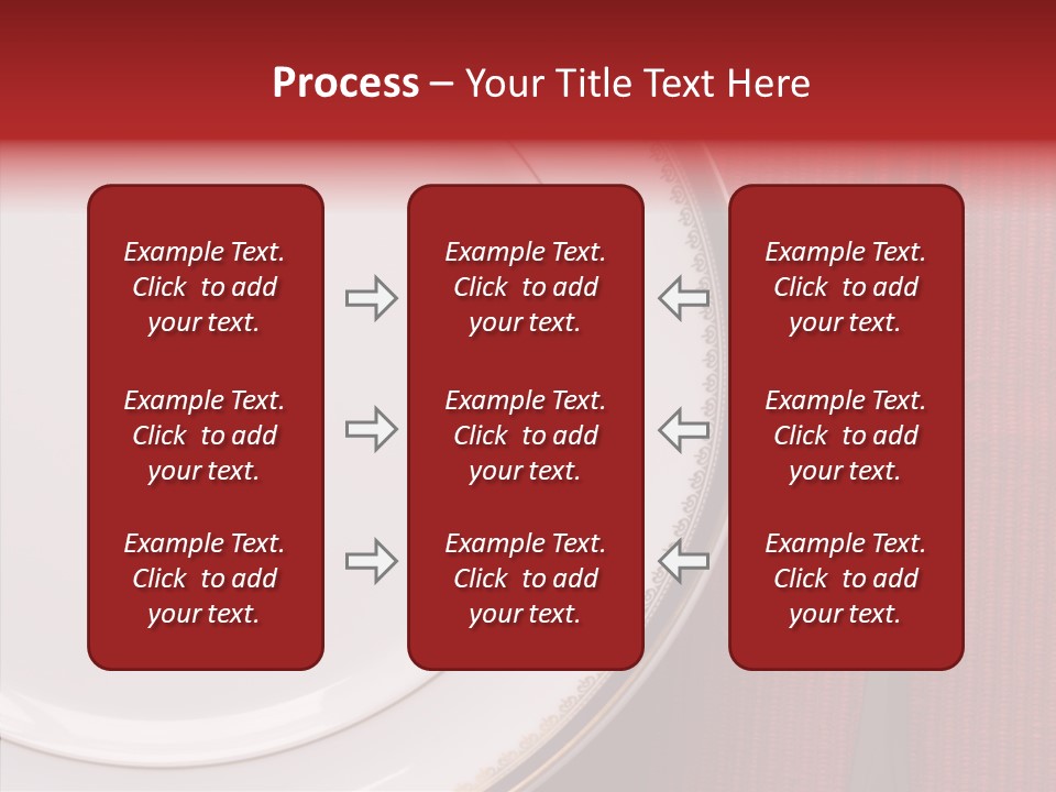 Elegance Dishware Cuisine PowerPoint Template