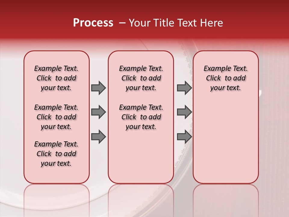 Elegance Dishware Cuisine PowerPoint Template