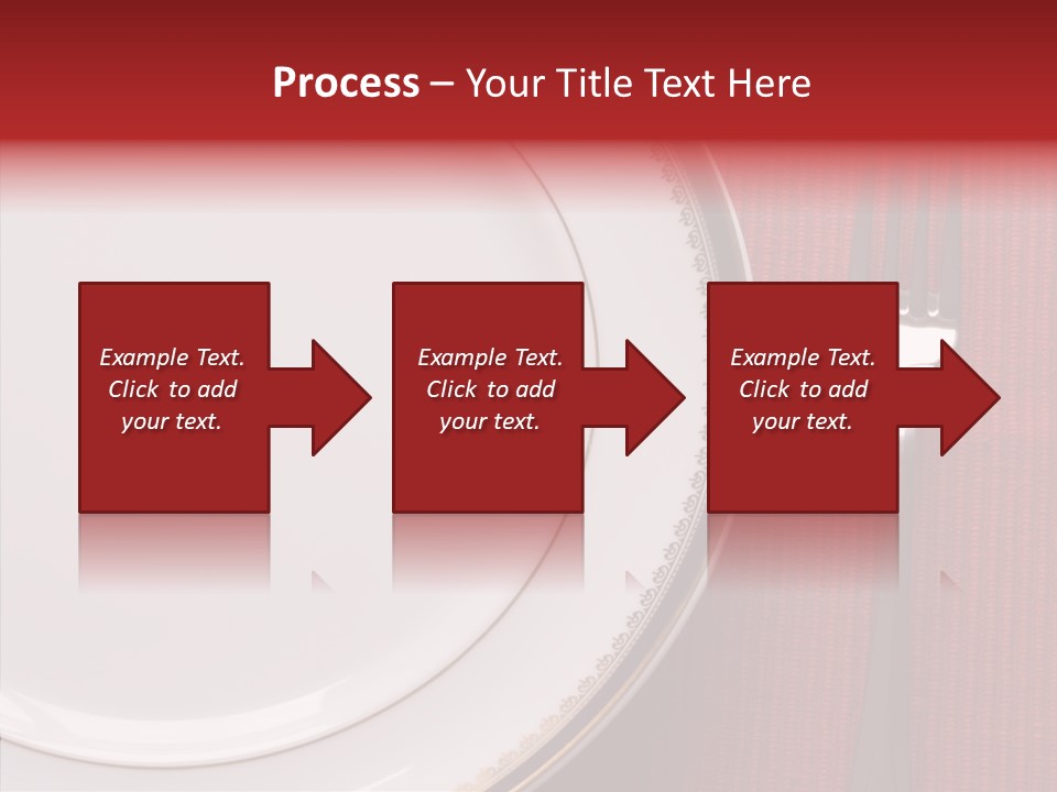 Elegance Dishware Cuisine PowerPoint Template
