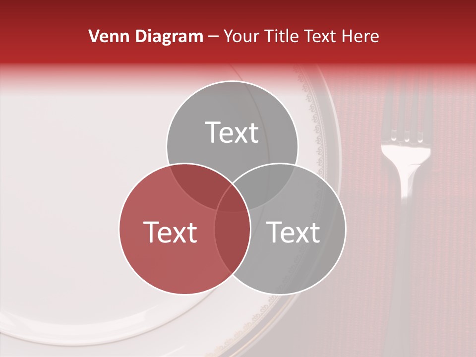 Elegance Dishware Cuisine PowerPoint Template