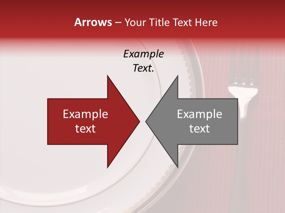 Elegance Dishware Cuisine PowerPoint Template