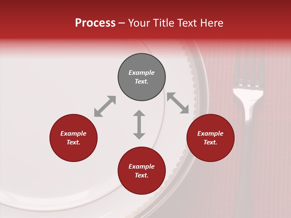 Elegance Dishware Cuisine PowerPoint Template