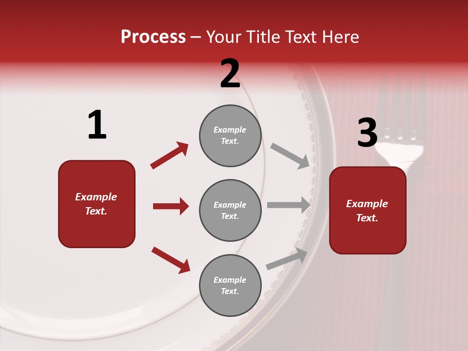 Elegance Dishware Cuisine PowerPoint Template