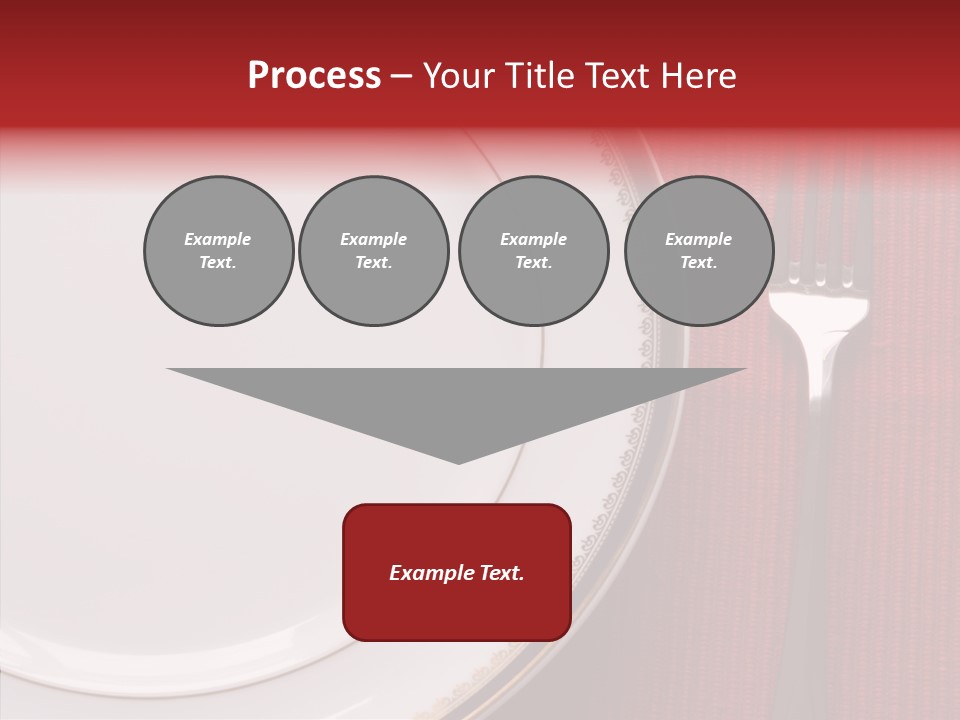 Elegance Dishware Cuisine PowerPoint Template