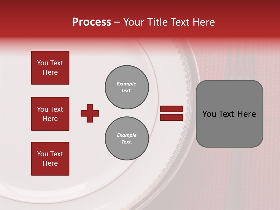 Elegance Dishware Cuisine PowerPoint Template