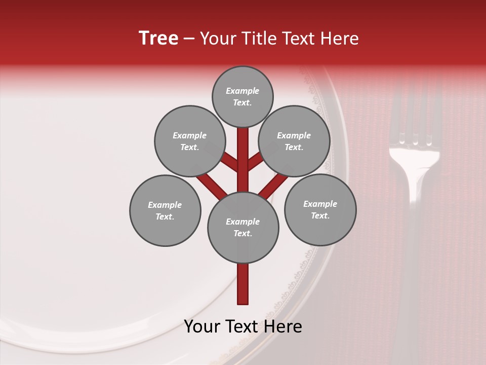 Elegance Dishware Cuisine PowerPoint Template