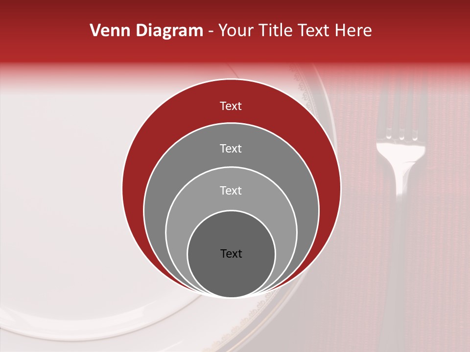 Elegance Dishware Cuisine PowerPoint Template