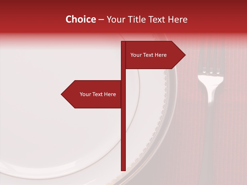 Elegance Dishware Cuisine PowerPoint Template