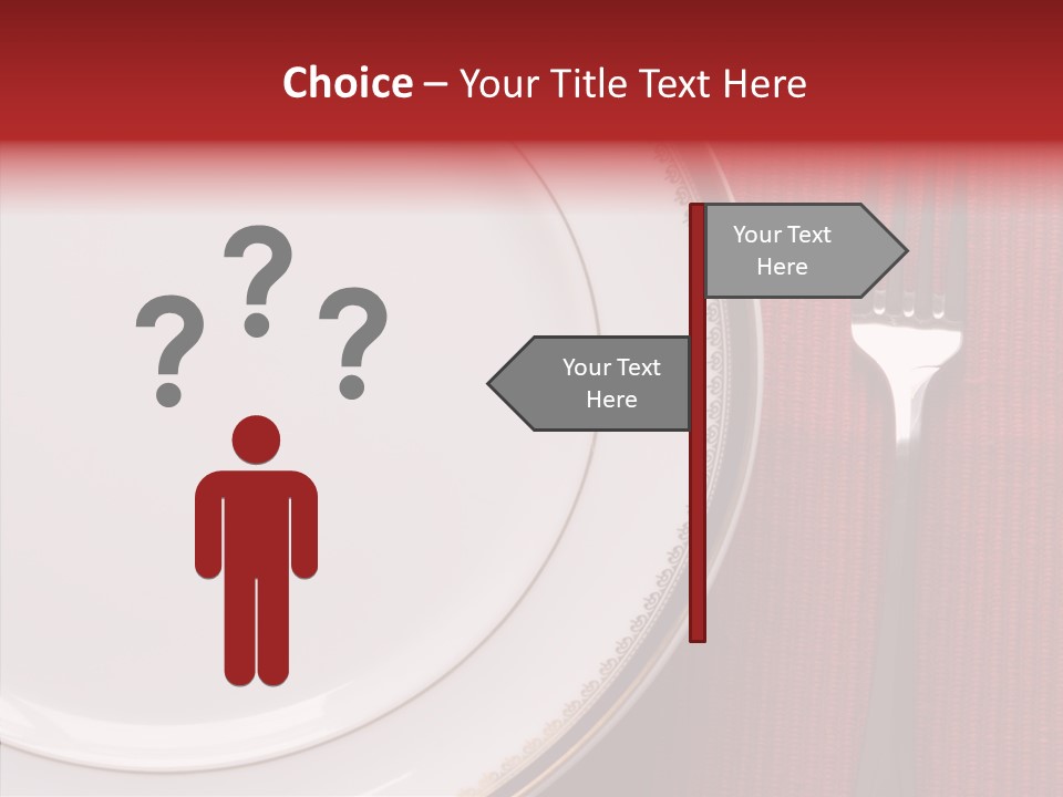 Elegance Dishware Cuisine PowerPoint Template