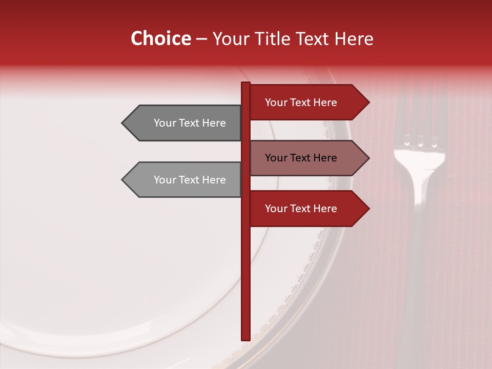 Elegance Dishware Cuisine PowerPoint Template