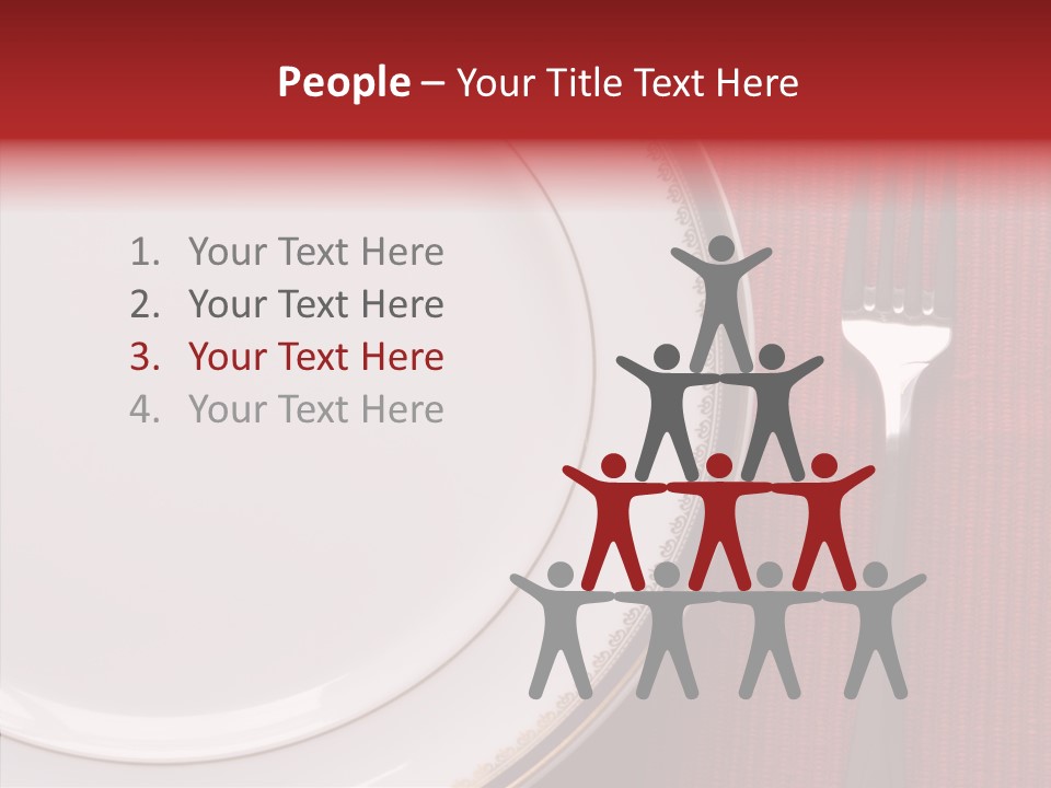 Elegance Dishware Cuisine PowerPoint Template