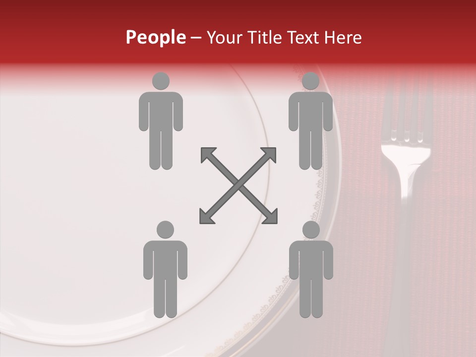 Elegance Dishware Cuisine PowerPoint Template