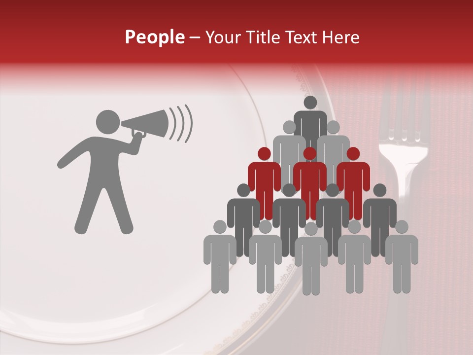 Elegance Dishware Cuisine PowerPoint Template