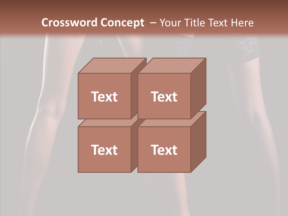 Chair Beauty Shoes PowerPoint Template