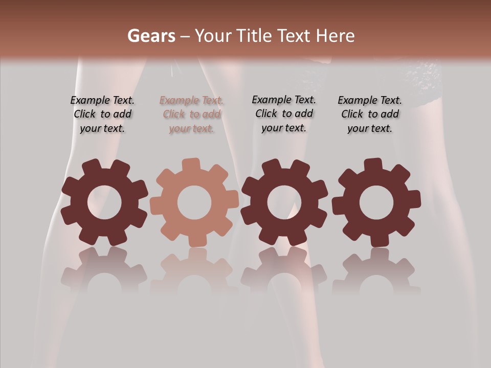 Chair Beauty Shoes PowerPoint Template