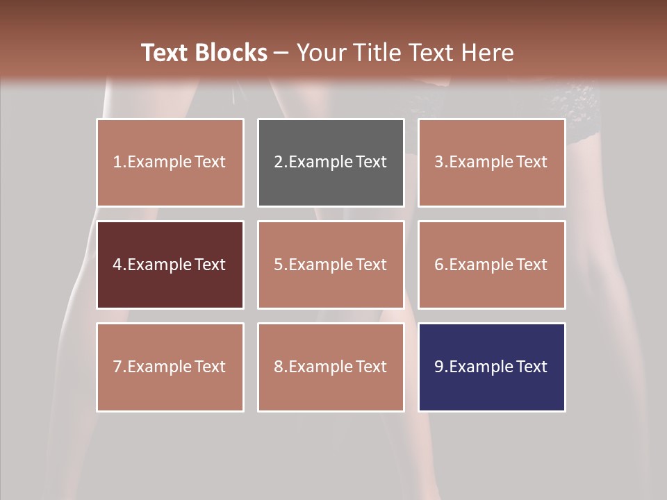 Chair Beauty Shoes PowerPoint Template