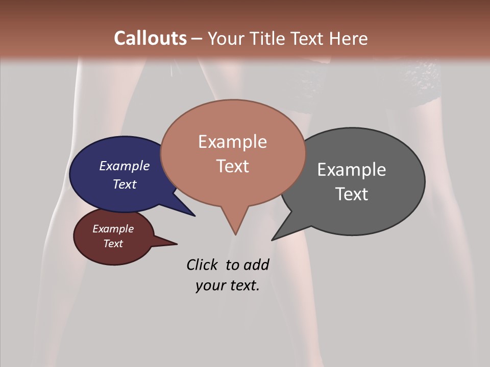 Chair Beauty Shoes PowerPoint Template