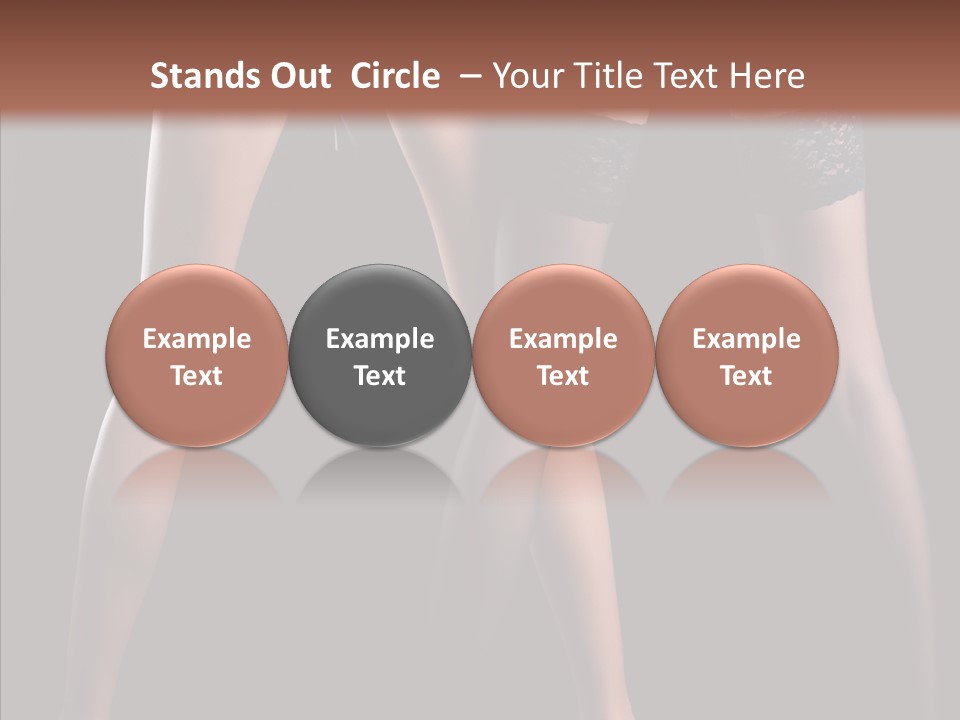 Chair Beauty Shoes PowerPoint Template