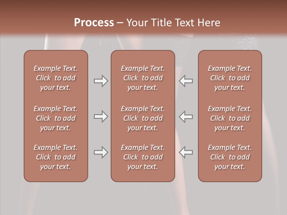 Chair Beauty Shoes PowerPoint Template