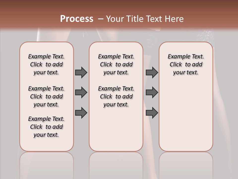 Chair Beauty Shoes PowerPoint Template