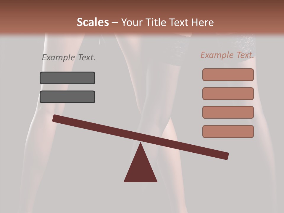 Chair Beauty Shoes PowerPoint Template