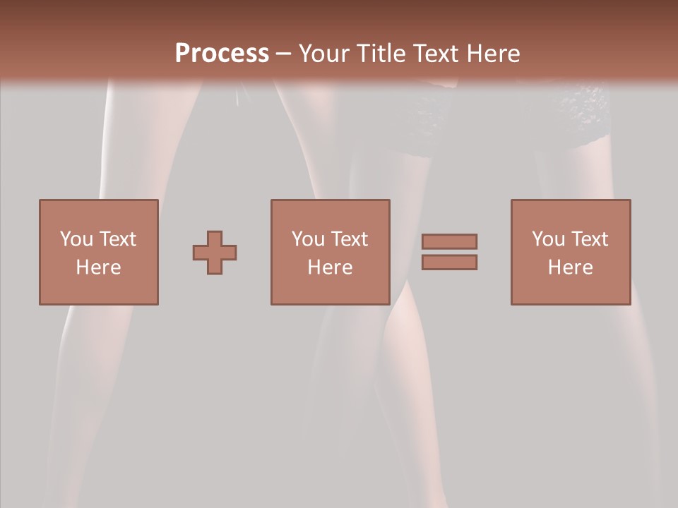 Chair Beauty Shoes PowerPoint Template