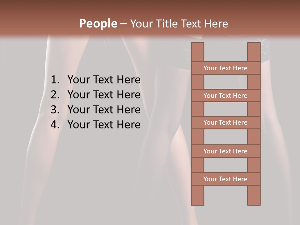 Chair Beauty Shoes PowerPoint Template