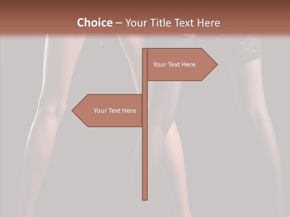 Chair Beauty Shoes PowerPoint Template