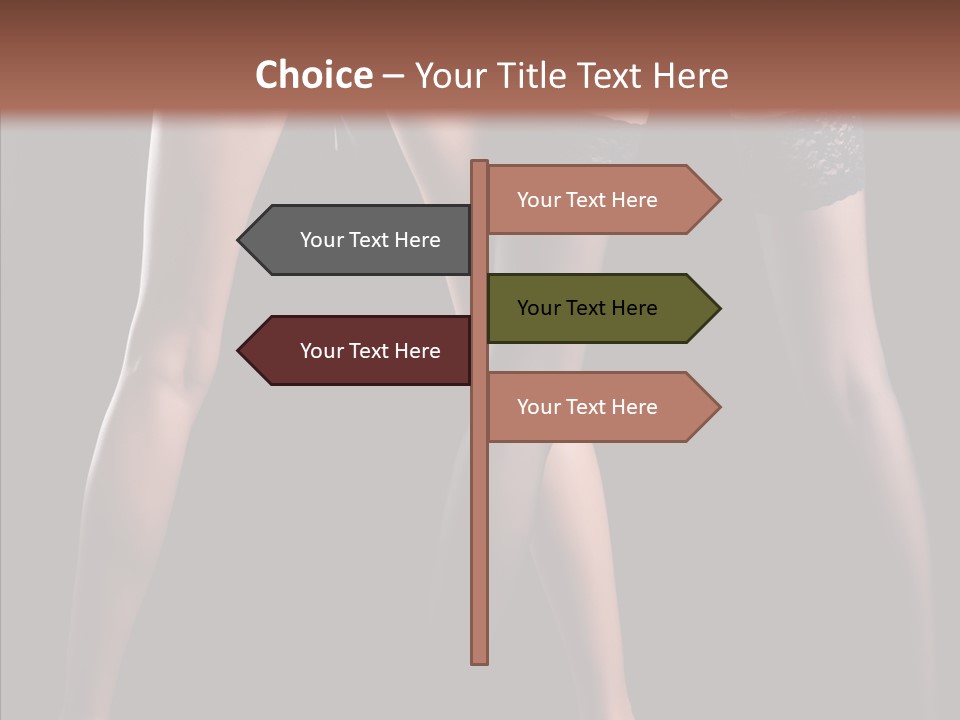 Chair Beauty Shoes PowerPoint Template