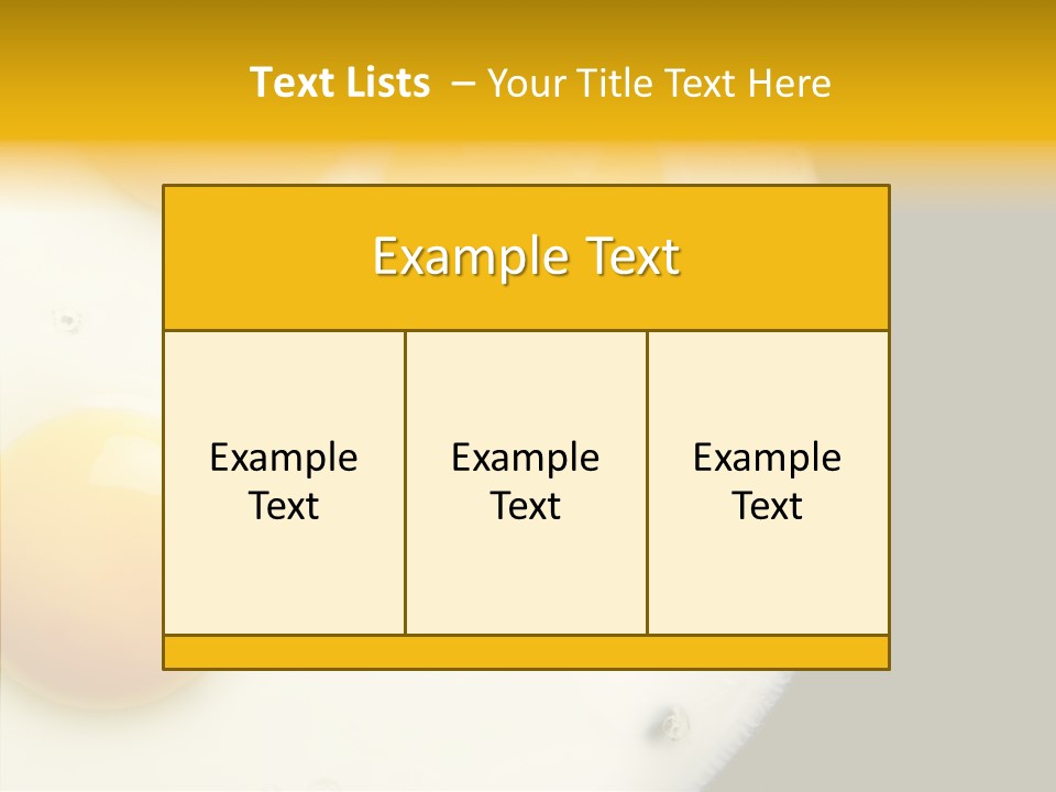 Diet Separated Morning PowerPoint Template