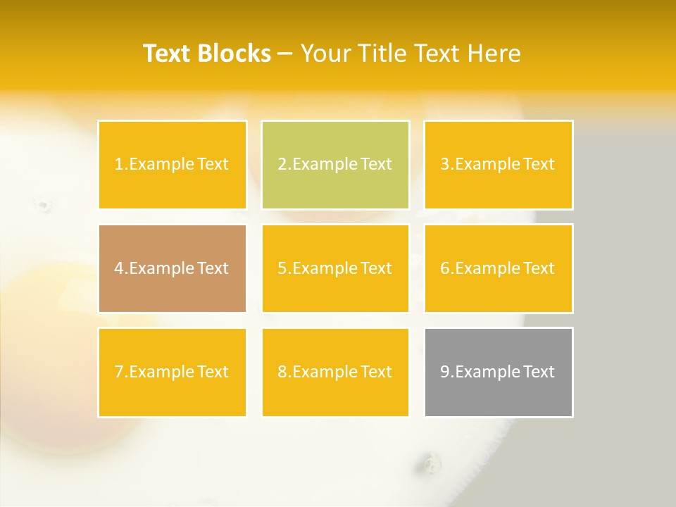 Diet Separated Morning PowerPoint Template